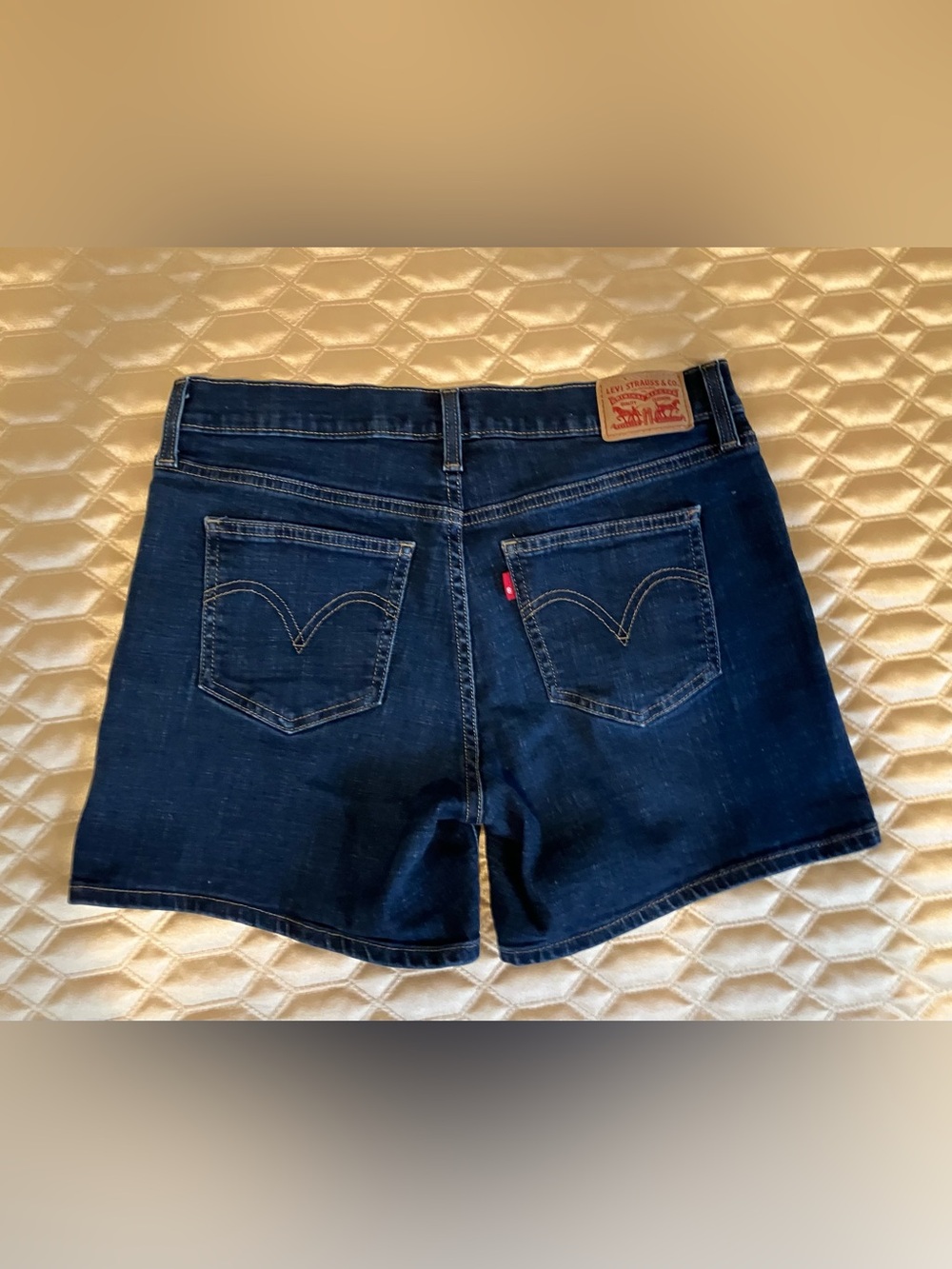 Levi’s Dark Wash Denim Shorts